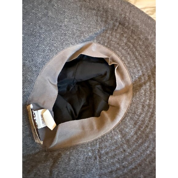 Betmar Womens Herringbone Wool Blend Cloche Boho Retro Hat Gray - Picture 6 of 6